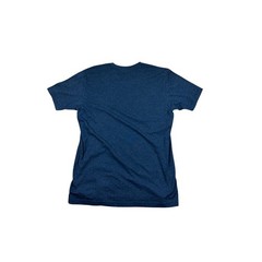 Golds Gym Mens Graphic T-Shirt Blue Heather Joe Gold Logo Large L Short Sleeve