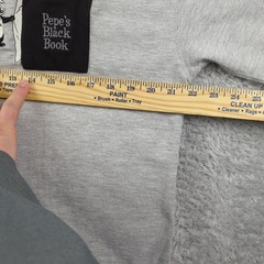 Vintage Warner Bros Studio Store Shirt Mens L Gray Pepe Le Pew Pocket Black Book