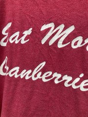 Eat More Cranberries Ocean Spray T Shirt Mens XL Family Farms