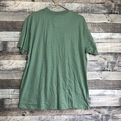 Night Addict Mens Tee-Shirt Green Short Sleeve Crew Neck Casual Pullover Size M