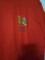 nutnutte Ebay Store Tshirt Red XL New Without Tags