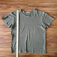 Buck Mason Men’s M 55% Yuma Hemp Blend Short Sleeve T-Shirt Olive