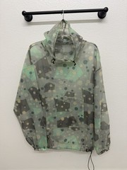 Lightweight Camo Print Windbreaker Jacket with Hood & Mesh Lining