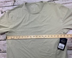 BYLT Basics Drop Cut Lux T-Shirt S/S Large Dry Sage Crewneck Casual Gym Mens NWT
