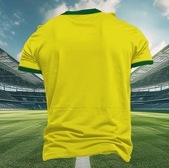 Men’s Flag Brazil T Shirt Short Sleeve T shirt 3D Print Crew Neck Shirt
