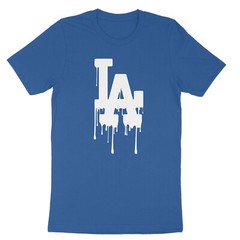 LA Drip, California, Los Angeles Red, Blue, Graphic Design Hip Hop Men’s T-Shirt