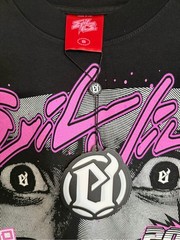 NWT Evil Vice Black & Pink Graphic Long Sleeve Tee Size Small