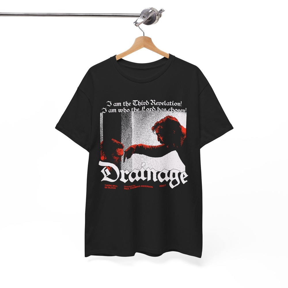 There Will Be Blood tee shirt, screen print style tshirt, black Uni UNISEX Shirt