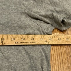 Chaps T Shirt Men’s XL Gray Short Sleeves Fisherman Fishing Crewneck Cotton