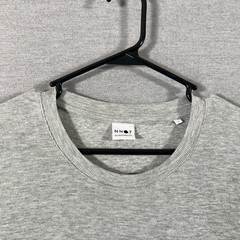 NN07 No Nationality Shirt Mens Large Gray Kurt Thermal Crew Neck Soft