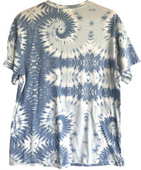 NASA Space Shuttle Blue Tie Dye T Shirt size XL USA American Flag