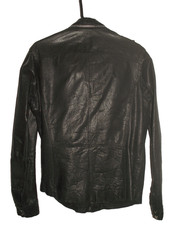 Men’s All Saints POSTNOON LEATHER SHIRT jacket overshirt L (ref81) £129.99!!!!!