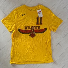 NWT Nike Trae Young Atlanta Hawks #11 NBA T-Shirt Yellow Men’s Large DA7356-732