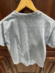 True Craft Skull Graphic T-Shirt Adult Size S Color Blue Mineral Wash