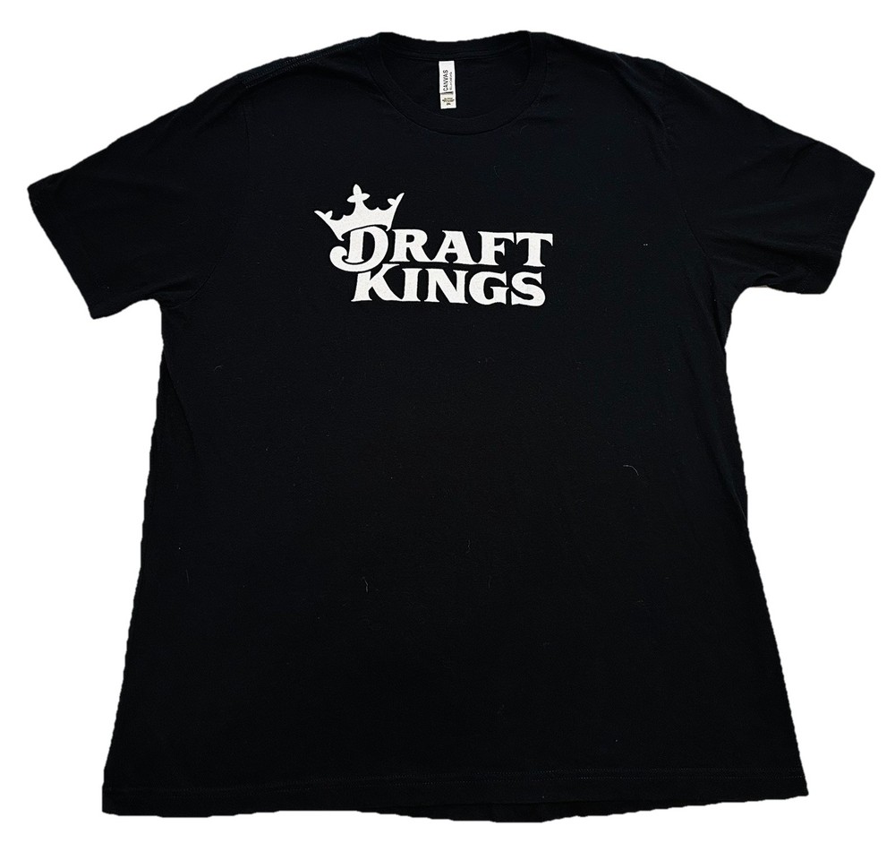GAMBLING SITE BLACK SHORT SLEEVE T-SHIRT MENS 2XL MADE BY BELLA CANVAS