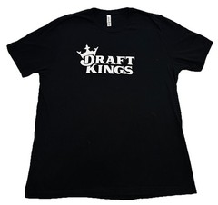 GAMBLING SITE BLACK SHORT SLEEVE T-SHIRT MENS 2XL MADE BY BELLA CANVAS