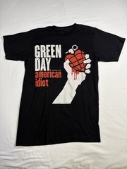 Green Day American Idiot T Shirt Black Heart Grenade Punk Rock Band Mens Size S