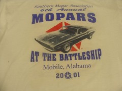 Mopar rare t shirt Mopars at the Battleship 2001 Size: XL – read & see all