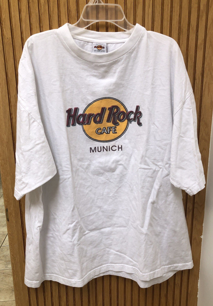 Speically For Hard Rock CAFE MUNICH Classic 100% Combed Cotton Tee Men’s XXL