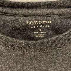 Sonoma LONG SLEEVE PULLOVER Tee SHIRT MENS M Size. #R