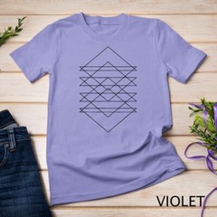 Sacred Geometry Abstract Art Geometric Triangle Lines Design Unisex T-shirt