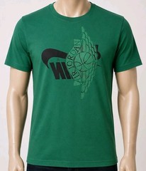 Mens Air Jordan T Shirt Large Green Jumpman Wings Logo Graphic Short Sleeve Nike