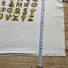 Vintage 80s Imported Licor 43 Alphabet Liquor Promo Art Shirt Size XL