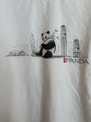 Vintage Discover Hong Kong Panda T Shirt Size L