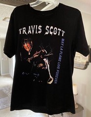 RARE Travis Scott Rodeo Era 2015 North America Tour Shirt Original Medium Flame