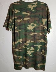 DISTRICT THREADS Men’s or Woman’s long Green/Brown CAMO t-shirt size LARGE