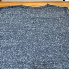 Royce Brand Mens T-Shirt XL Gray Peace Love USA Flag Scallop Hem Longline Grunge