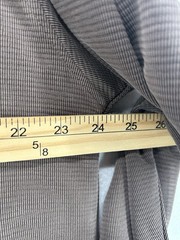 Bugatchi Uomo Long Sleeve Quarter Zip Large Mens Shirt Truffle Brown NWT