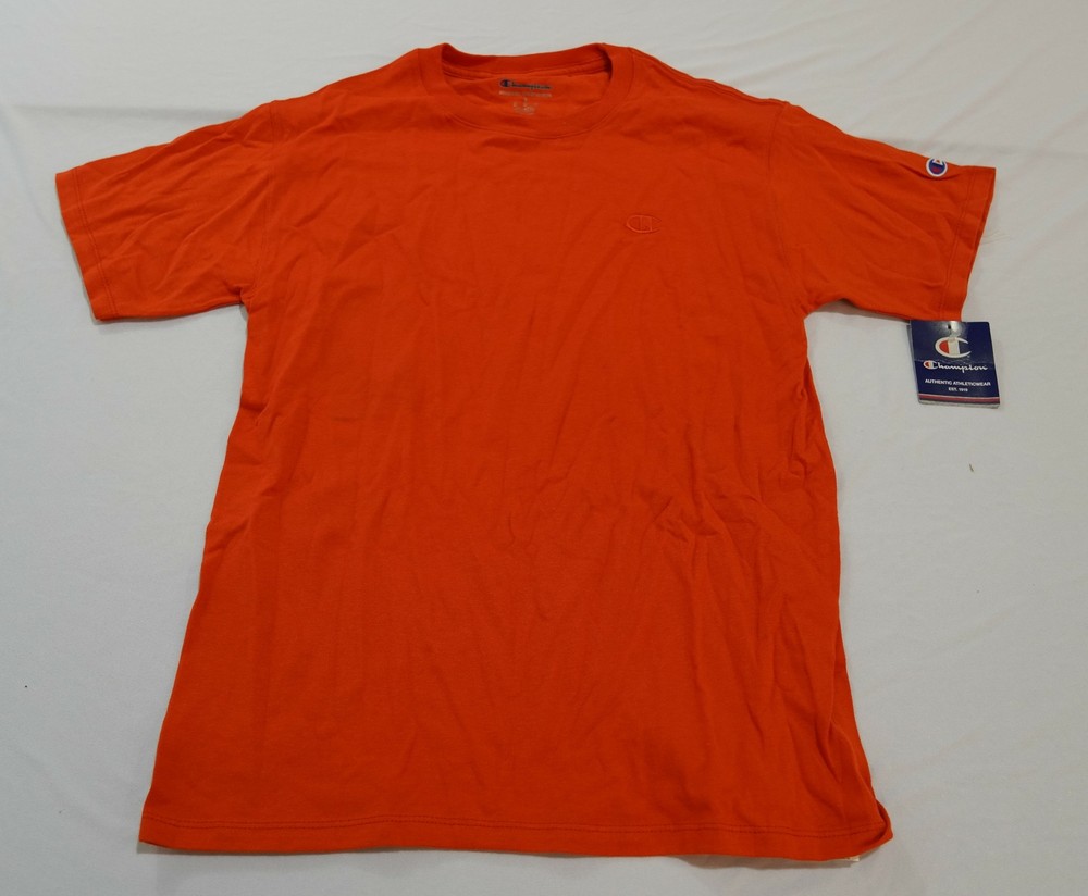 Champion Men’s Classic Jersey Short-Sleeve T-Shirt RH7 Spicy Orange Small