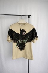 Represent Eagle Graphic T-Shirt Beige Men’s Streetwear Tee Excellent Condition