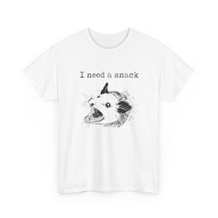 Opossum Funny Shirt, I Need a Snack Meme Women Men T-Shirt