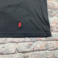 Polo Ralph Lauren Shirt Adult L Black Pony Logo Classic Preppy Casual Tee Mens