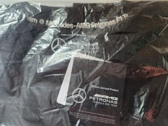 Mercedes-AMG PETRONAS 2024 Mens Large Logo T-Shirt – Black