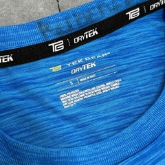 Tek Gear Drytech Blue Gym T Shirt