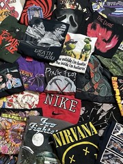 5 T-Shirt Lot Random Sports Bands Movies Art Skate Y2K Grunge Pop Culture Rap