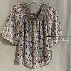 Sugar Lips paisley print blouse Size Extra Small TG2079