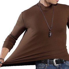 Casual Mens Half Turtleneck Thermal Underwear Stylish and Functional Top
