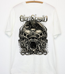 Vintage Get Scared Band Men T-shirt Black Short Sleeve All Sizes S-4XL JJ883