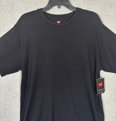 Hanes Men’s Modal Spandex Crew Neck Pajama Tee Shirt Black Medium NWT’s.