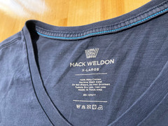 MACK WELDON Blue Pima Cotton Tshirt – Men’s Sz XL