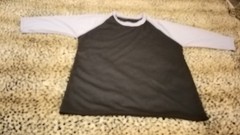 3 Packs Men’s 3/4 Sleeve Crew Neck Raglan Jersey Baseball Tee Shirts Size Large