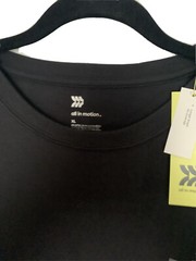 All in Motion Men’s Long Sleeve Performance T-Shirt Black Size X Large #M1