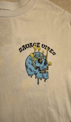 Fresh Laundry Savage Vibes Long Sleeve T-Shirt Size L