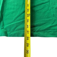 Hanes Heavyweight 50/50 Blank Green T Shirt Adult Large Single Stitch Cotton Tee