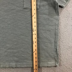 goldthreads T shirt mens L gray slate thick woven pocket tee