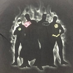 Justice League Unlimited DC Comics Superhero Graphic Print T-Shirt Size XXL